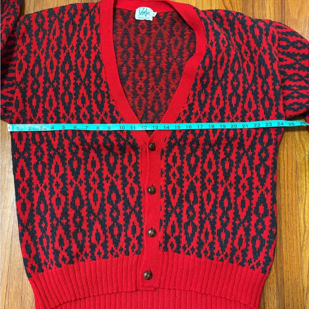 Vintage 100% Wool Cardigan - Picture 5 of 5